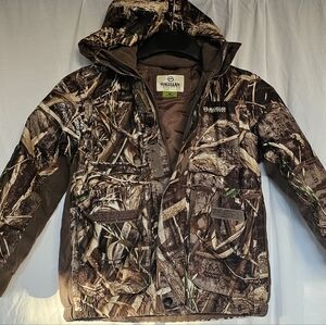 Magellan Outdoors Kids Woodland Camo Raincoat